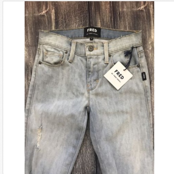 Fred by Fred Segal | Distressed Cloud Skinny Jeans - Picture 2 of 7